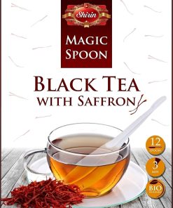 saffron spoon tea product image, front