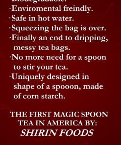 saffron spoon tea how to use instruction