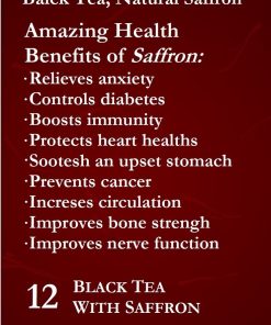 saffron spoon tea, how to use instructions